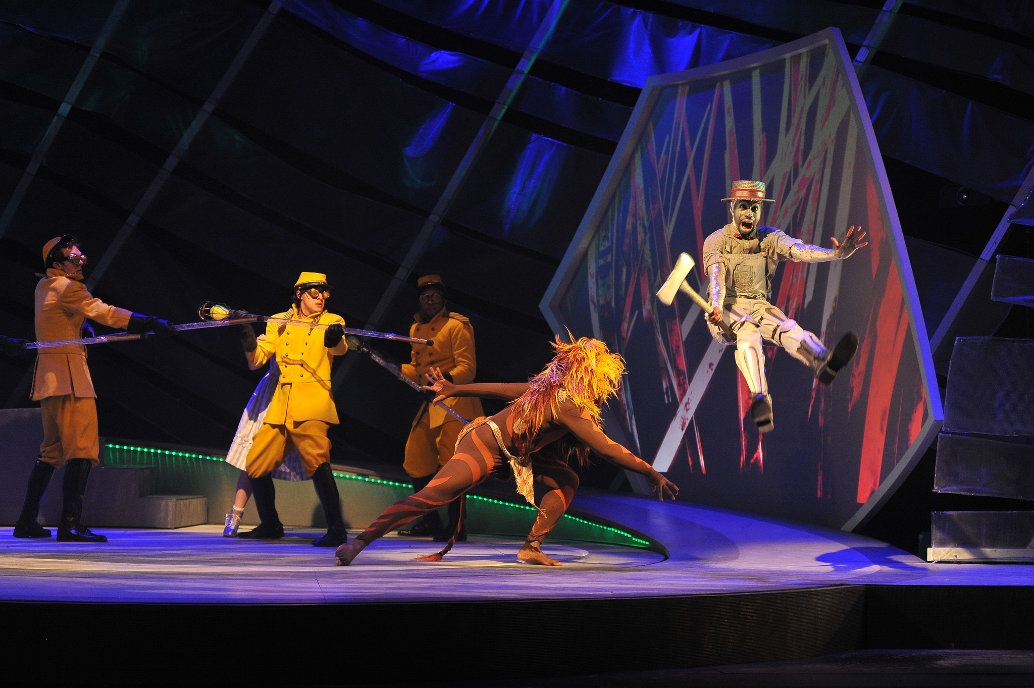 stage photo of CMU drama's production of The Wiz.